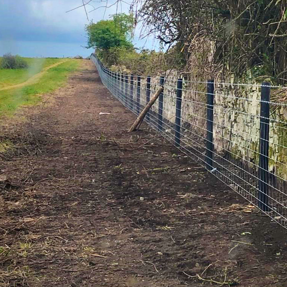 plastic-fence-post-with-barbed-wire-for-livestock-farms