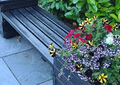 Plastic Furniture Planter Bench NGP
