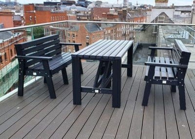 Table and Benches NGP Next Generation Plastics