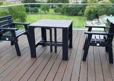 Table and Benches Balcony NGP Next Generation Plastics