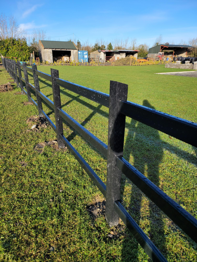 Plastic Fencing 3 Rails Next Generation Plastics Meath Ireland Plastic Fencing 3 Rails Next Generation Plastics Meath Ireland