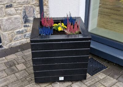 Box planter made from 100% recycled plastic - NGP